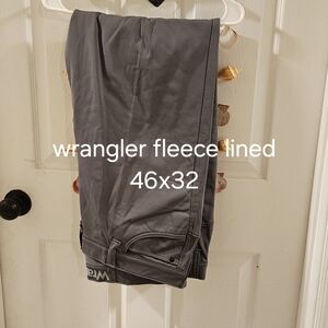 Wrangler fleece lined work pant